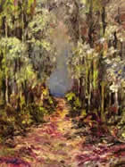 Landscape with Path and Trees